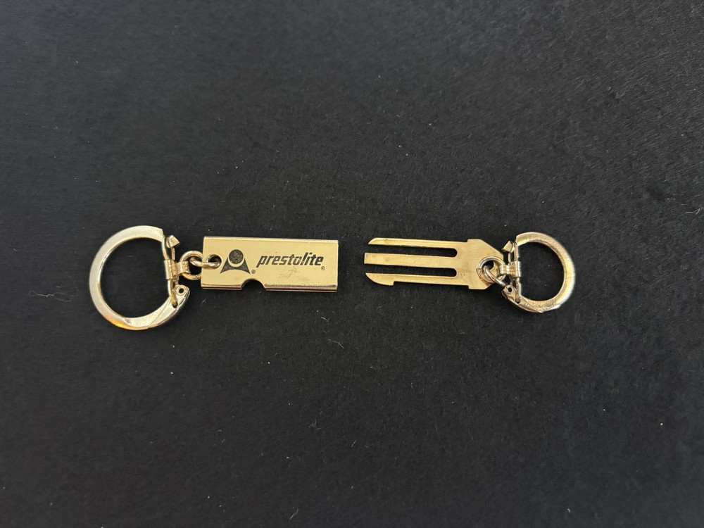 Vintage Prestolite Pull Apart Keychain