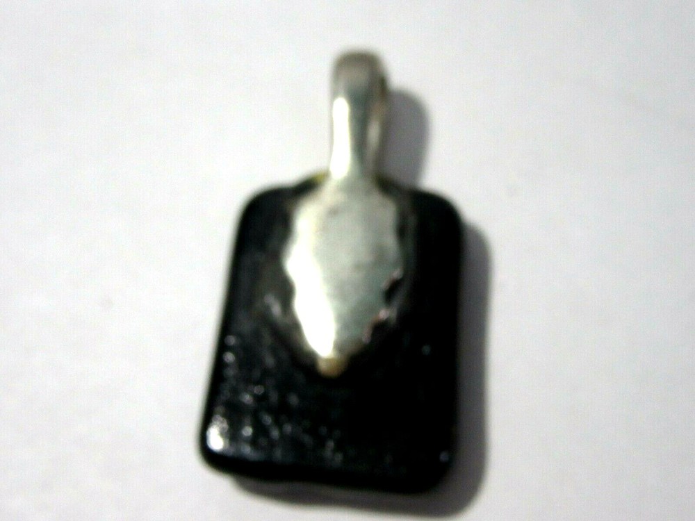 PURPLE GLITTER SMALL PENDANT ARTISAN HANDCRAFTED