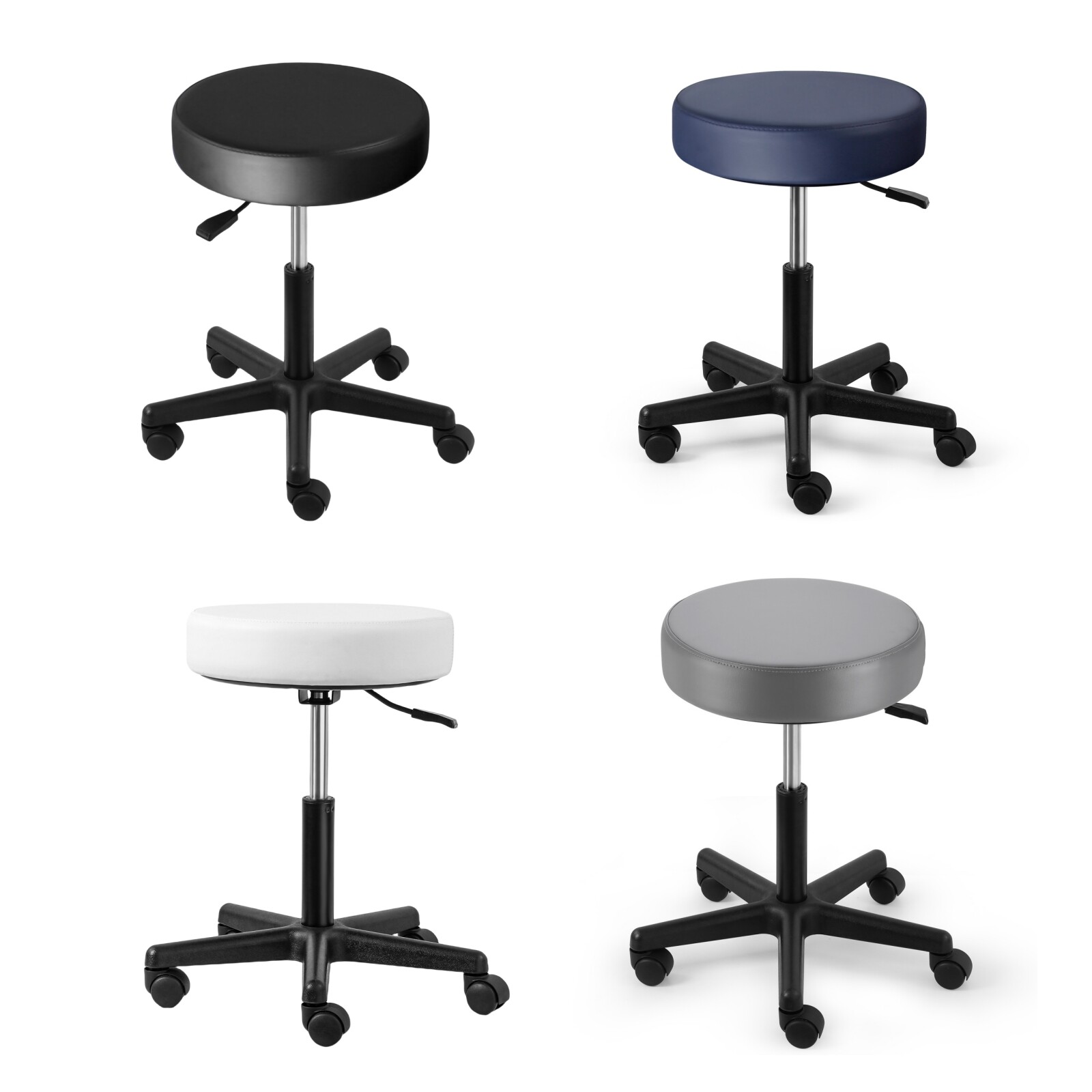 JMU Dentist Adjustable Doctor Rolling Stool Adjustable Height Mobile Chair MS02