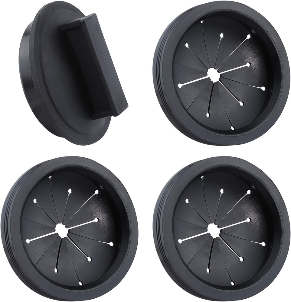 Garbage Disposal Splash Guards and Stopper Set - 3 Pack Sink Baffle Disposal wit