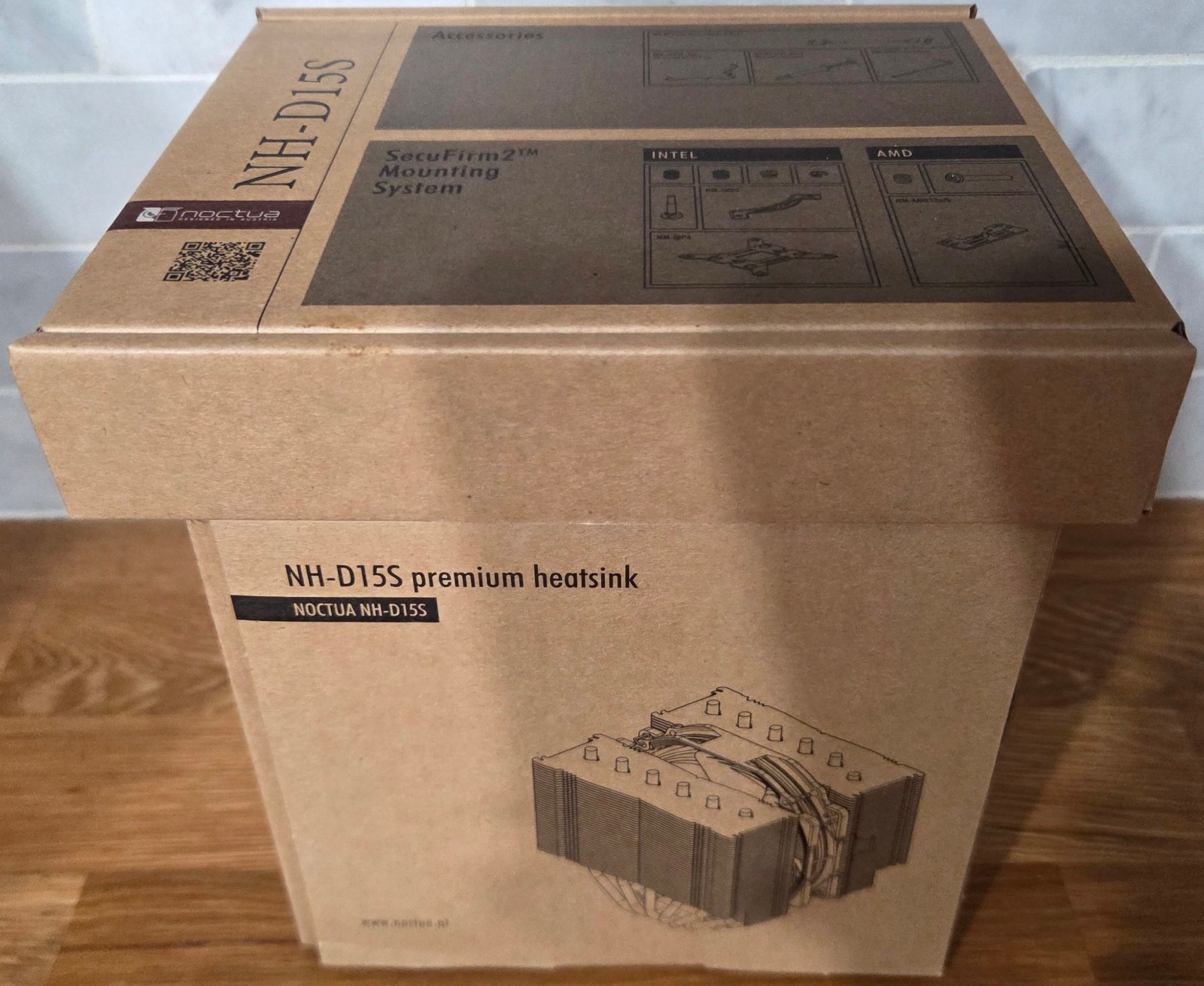 NOCTUA NH-D15S CPU COOLER - WITH NF-A15 140mm FAN - NEW OPEN BOX - NEVER USED