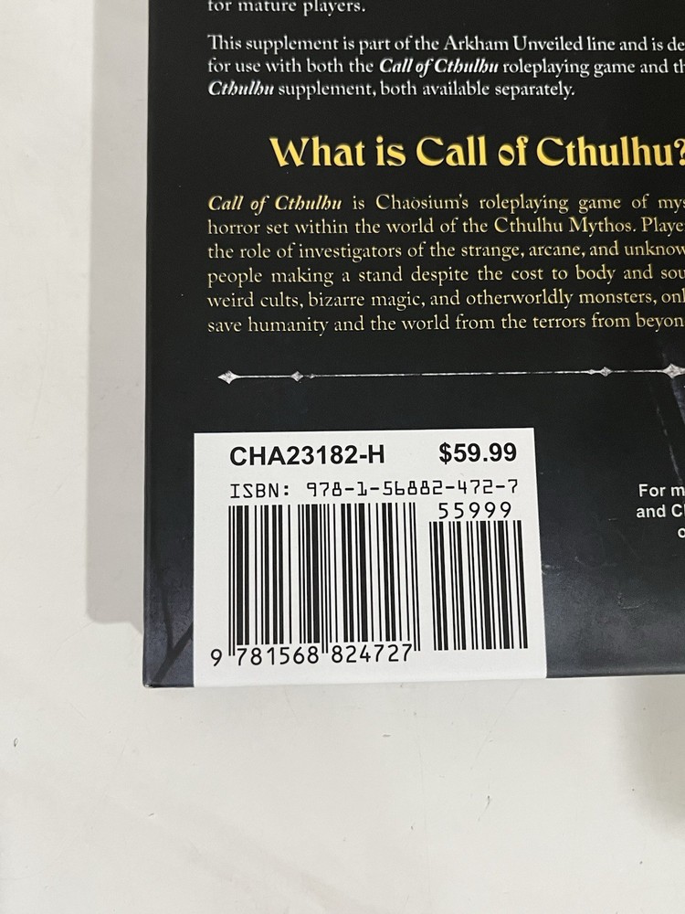 Call of Cthulhu: Arkham
