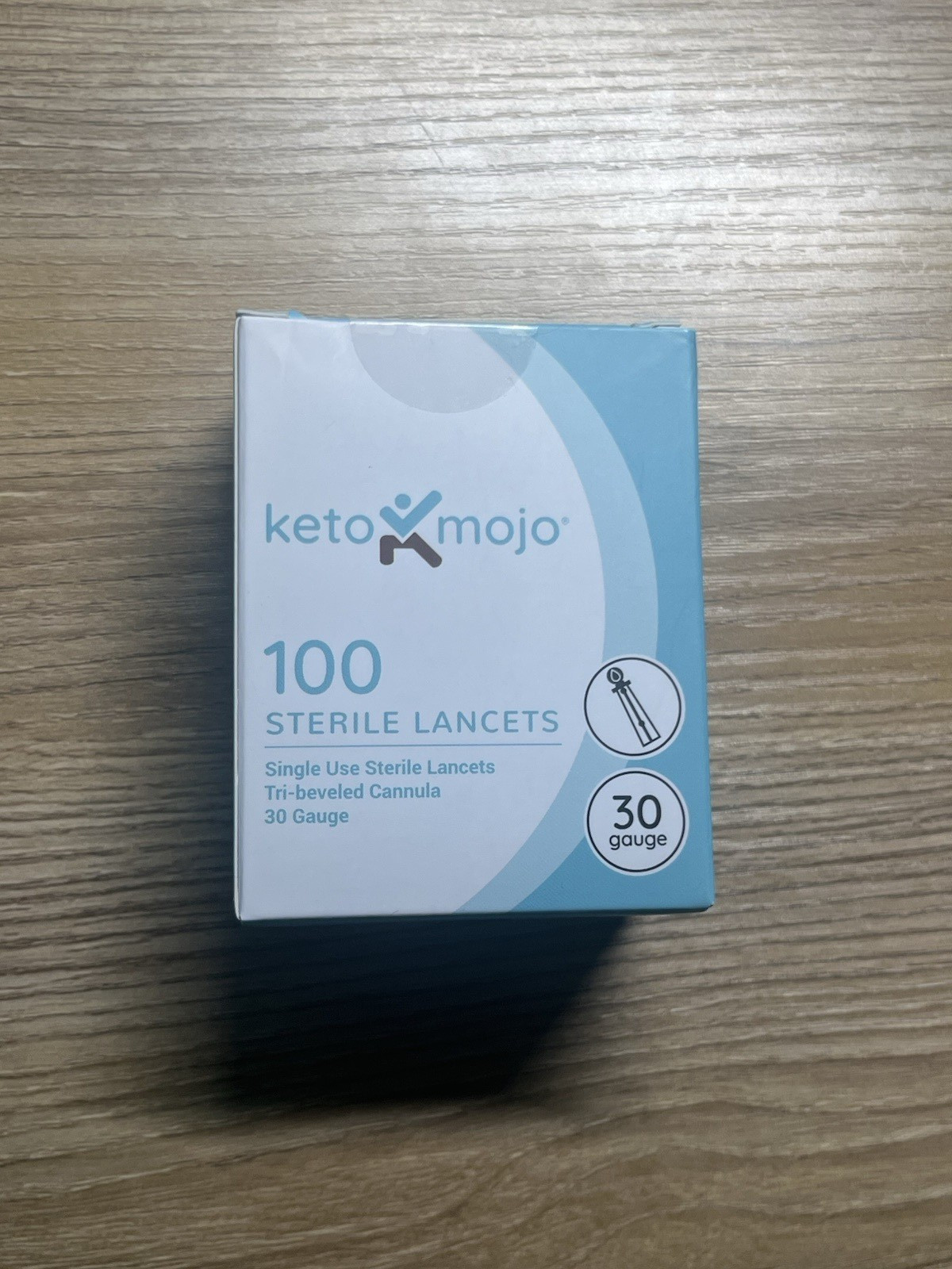 Keto Mojo GK+ Blood Glucose & Ketone Dual Monitoring System Kit USED