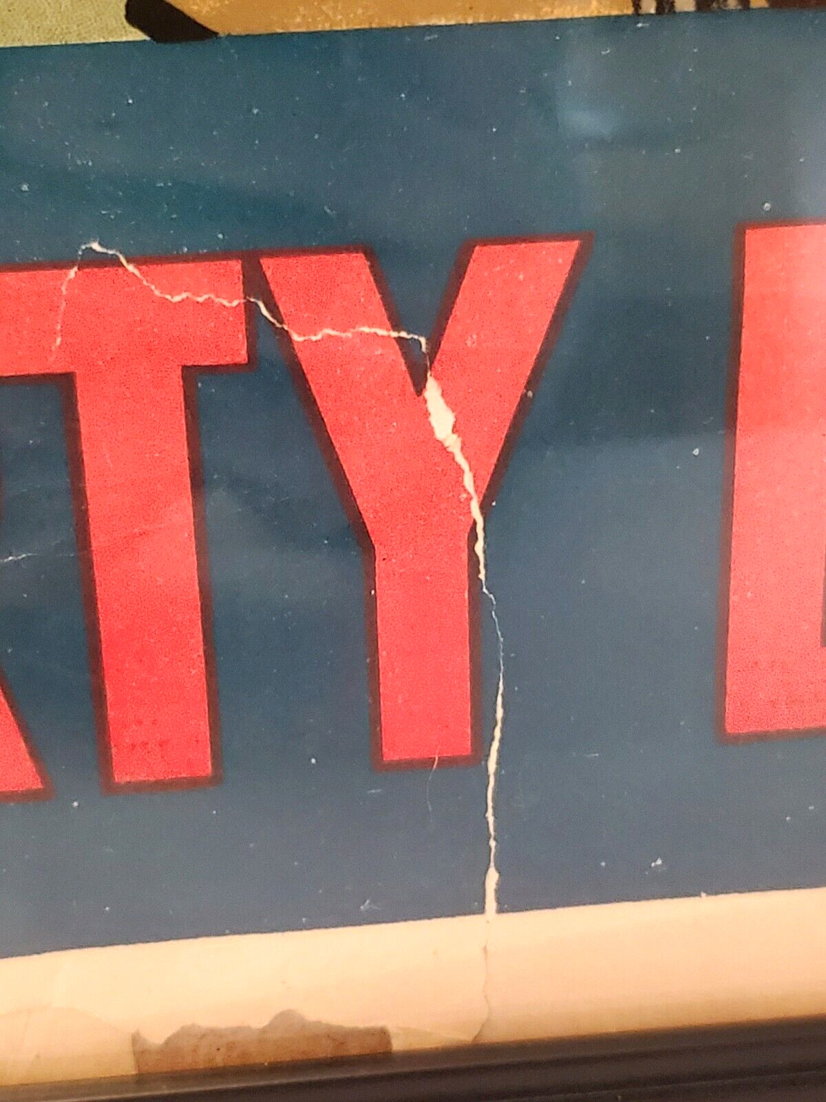 1917 I'm Off To Fight For Old Glory - Third Liberty Loan Framed WW1 Poster