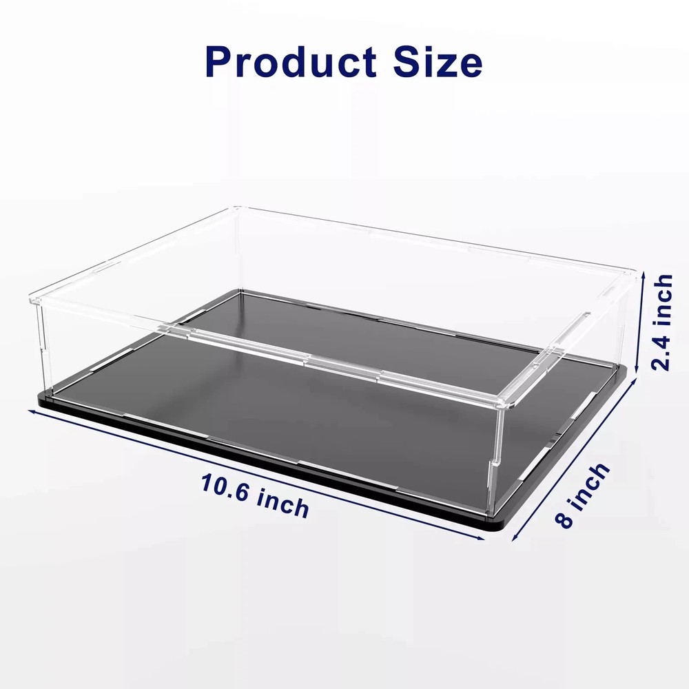 Book Display Case, Acrylic Box for Display, Clear Acrylic Display Cases