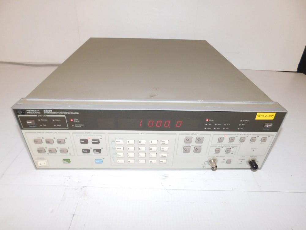 HEWLETT PACKARD HP  3325B SYNTHESIZER / FUNCTION GENERATOR (MPR155)