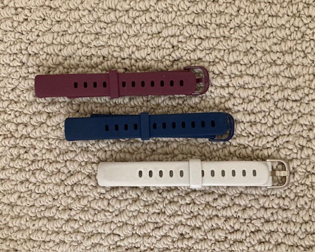 Fitbit Luxe Replacement Bands, New, Soft Silicon: Navy, Maroon, Off-White