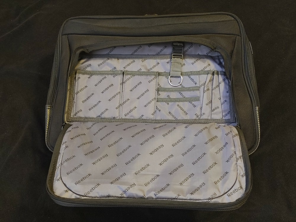 Reebok Black Briefcase Laptop Portfolio