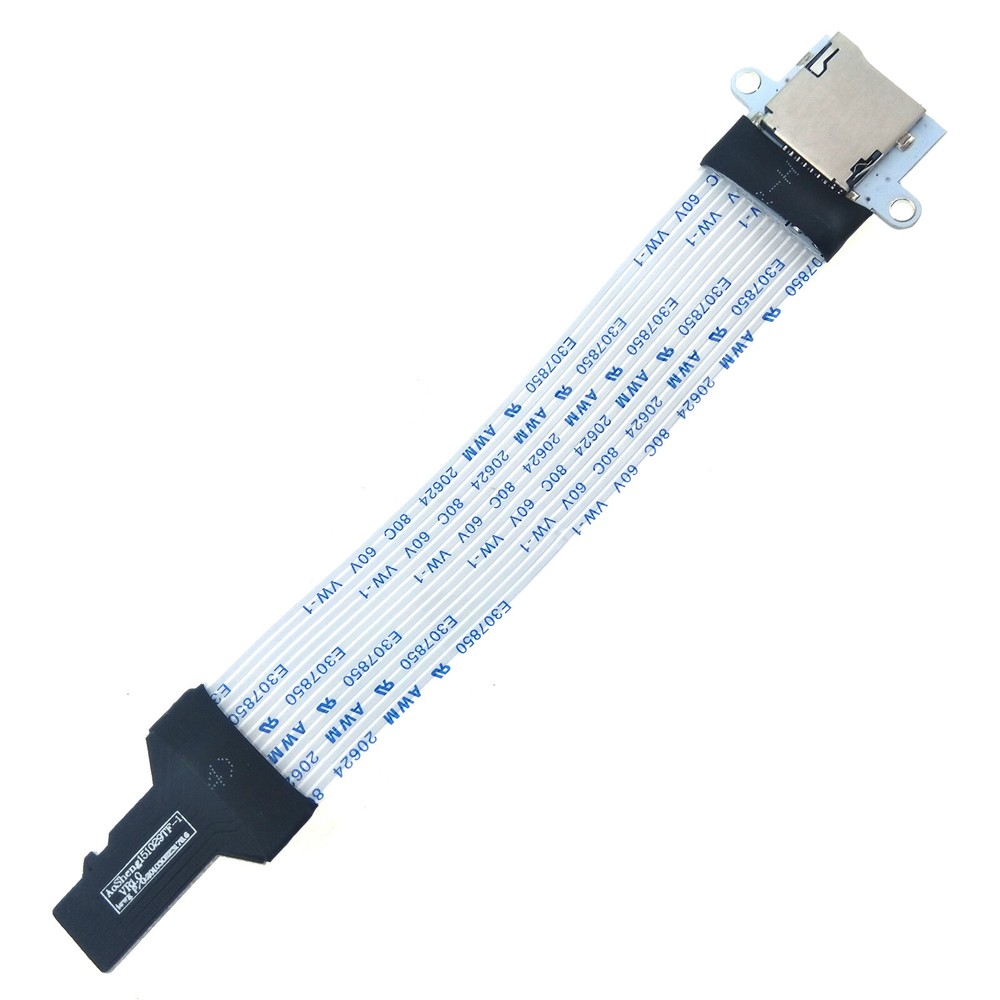 MicroSD Extension Cable Screw Mount Adapter TF Memory Card Flex Wire Reader 25cm