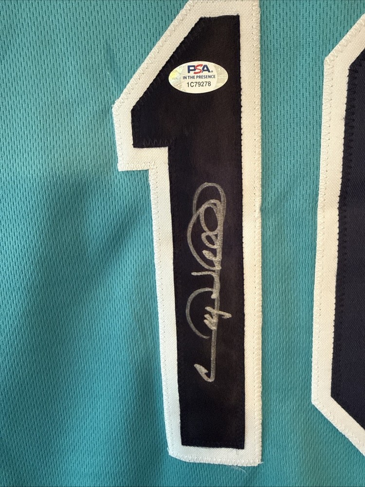 Gary Sheffield Signed Florida Marlins Custom Jersey Authenticated PSA COA