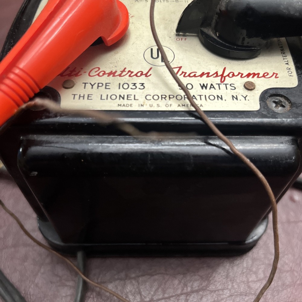 Lionel 1033 Multi Control Transformer 90 Watt Untested
