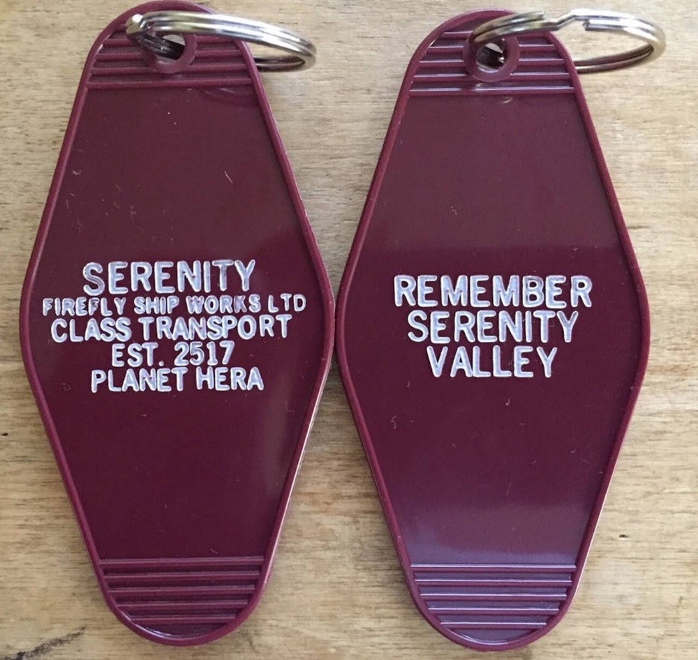 FIREFLY inspired "Serenity" keytag