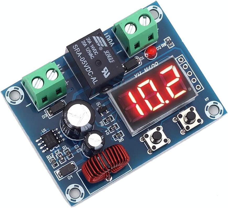 12-36V Battery Digital Low Voltage Protector Disconnect Protection Module