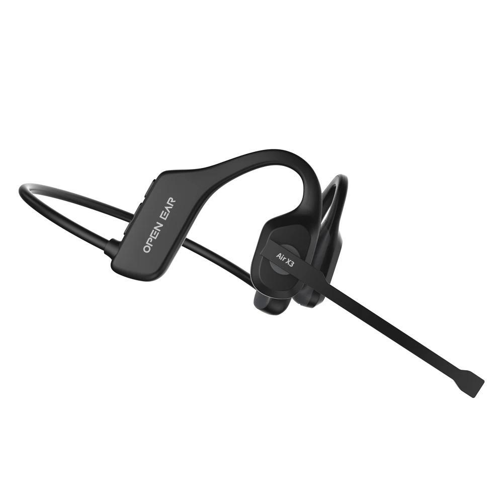 Trucker Bluetooth 5.3 Open Ear Wireless Headset With Dual Noise Cancelling Mic