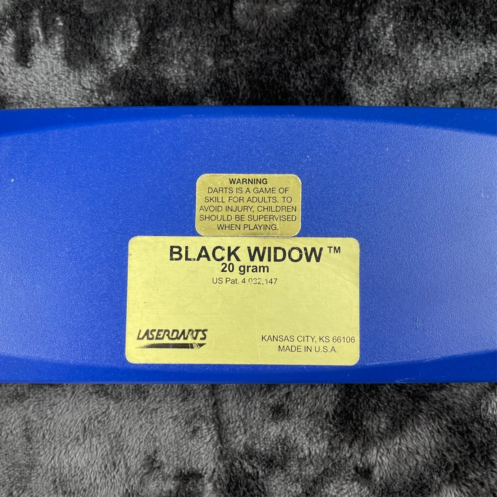 LaserDarts 20g Black Widows Smooth Ringed Barrel Soft Tip