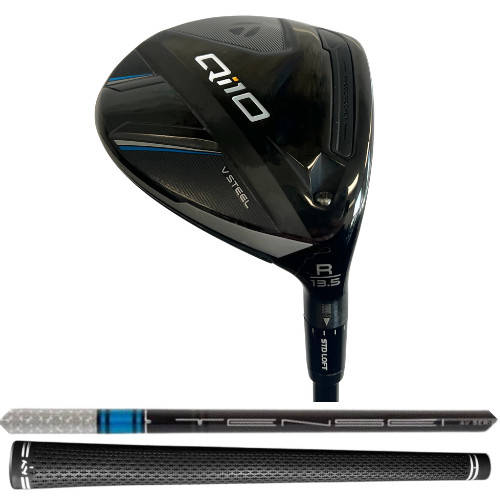 TaylorMade Qi10 Rocket #3-13.5* Fairway, Mitsubishi Tensei AV RAW Blue Stiff