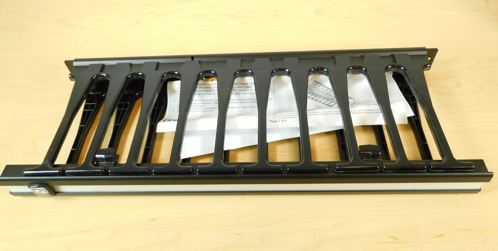 35441-701 Evolution Horizontal Cable Manager Single-Sided 1U x 19" x 8.2" Deep