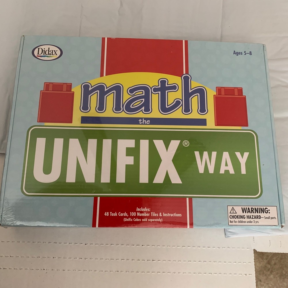 Math the Unifix Way (Didax) - Ages 5-8, NEW