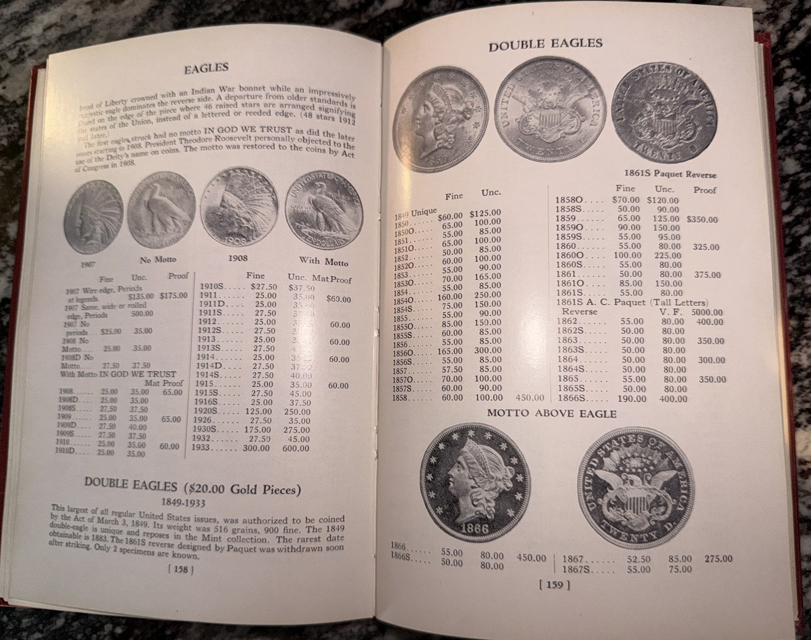 1955 GUIDE BOOK OF UNITED STATES COINS 8th EDITION "REDBOOK" BY R.S. YEOMAN