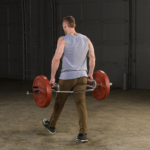 Body-Solid Olympic Shrug Bar with Raised Handles