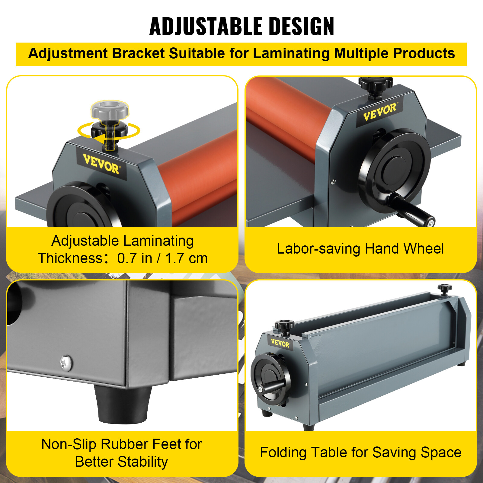 51in 1300mm Cold Laminator Laminating Machine Fold-Up Metal Soft Rubber Popular