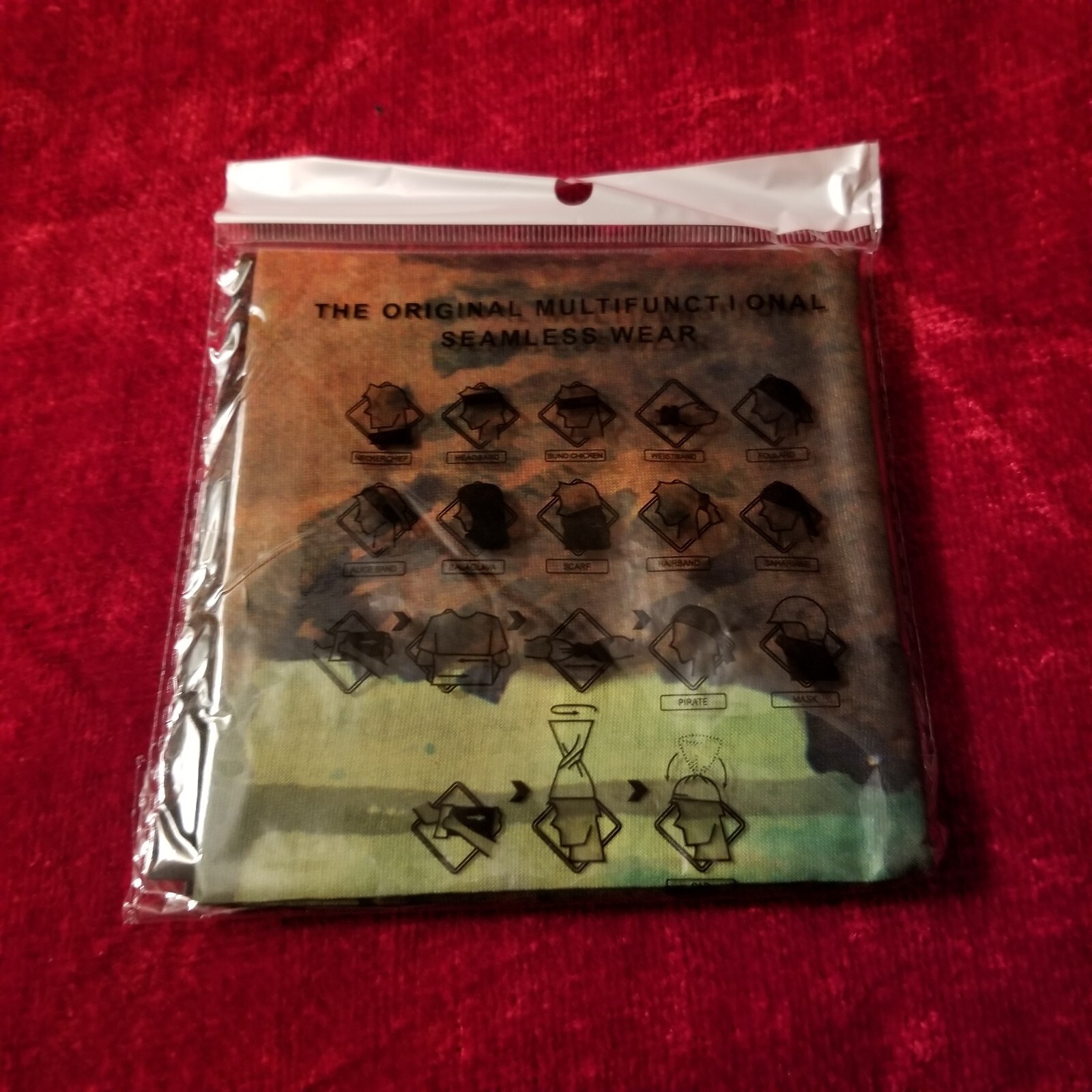 Smokey the Bear Neck Gaiter - One Less Spark One Less Wildfire - New!