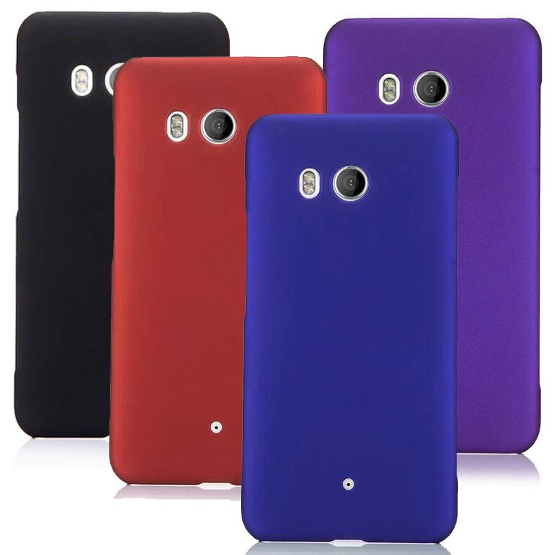 For HTC U11 Smooth Thin Matte Rubberized hard case back Shell cover
