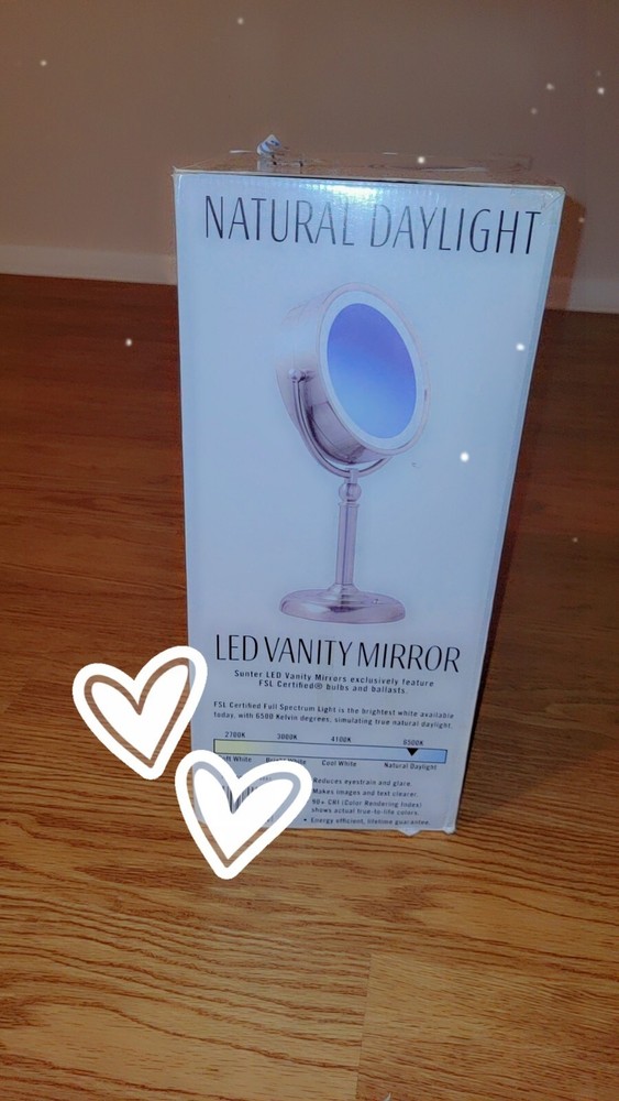 led bathroom lighted vanity mirror