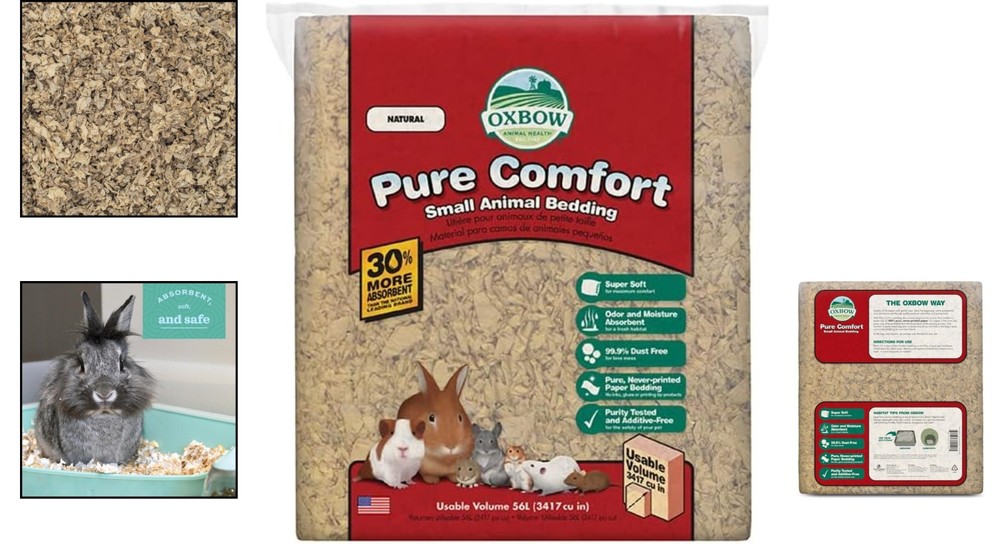 Pet Safe Bedding for Small Animals - 56L Odor-Control & Easy Cleanup Solution