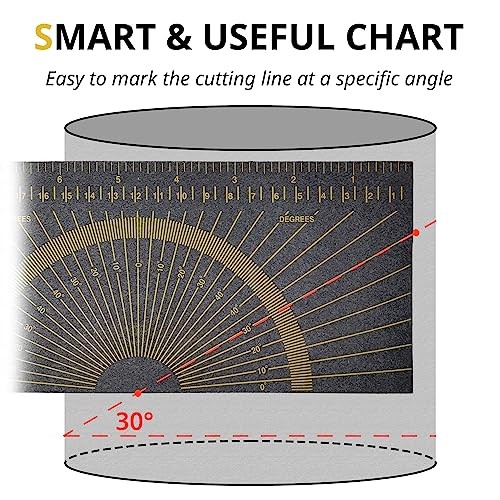 Pipe Wrap Around, Grey Pipe Measuring Tool, Flex Angle Measuring and Marking