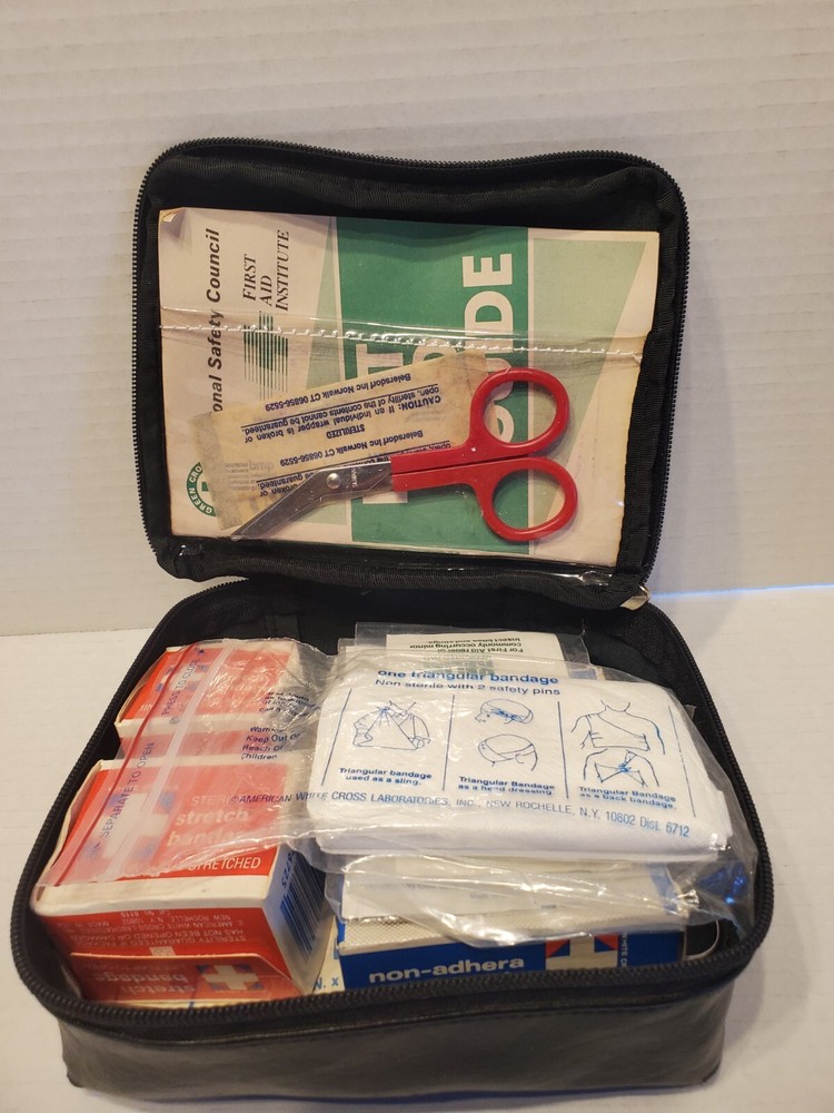 Vintage Lexus First Aid Kit. Includes original first aid supplies!