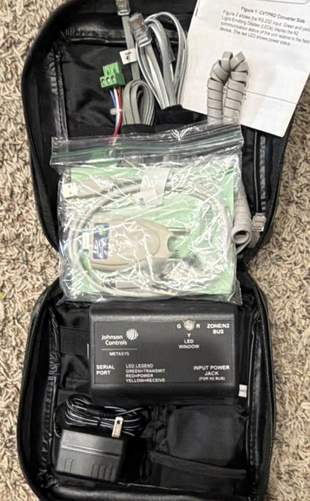 Johnson Controls Metasys AS-CVTPRO300-1 Zone & N2 Bus Interface Converter