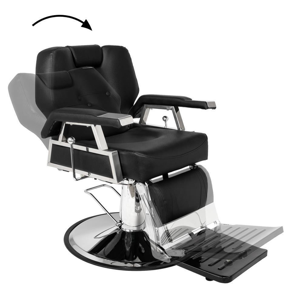 Extra Wide Reclining Hydraulic Barber Chair Heavy Duty Salon Beauty Spa Styling