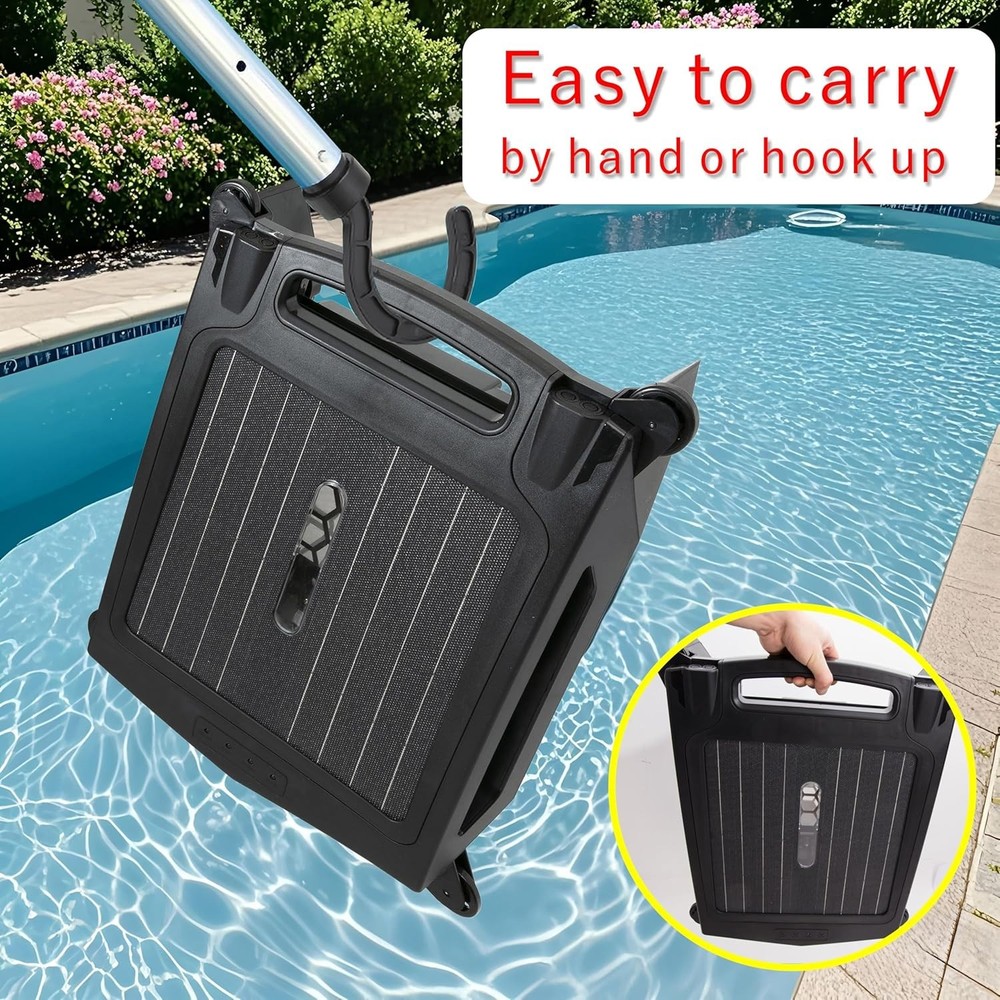 Solar Automatic Robotic Pool Skimmer Surface Cleaner Dual Mode Obstacle Avoidanc
