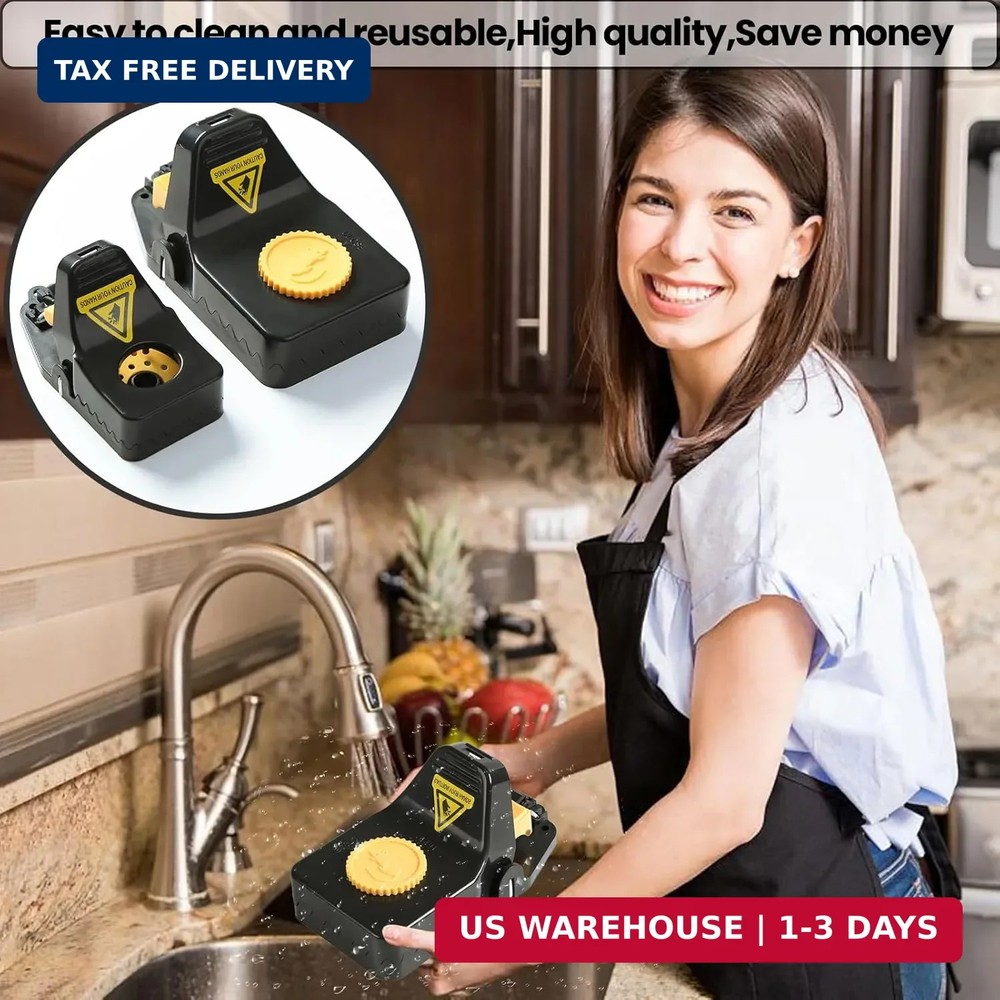 Mouse Traps, Rat Trap Quick Effectively Best Mouse Trap, Reusable Plastic Mouset