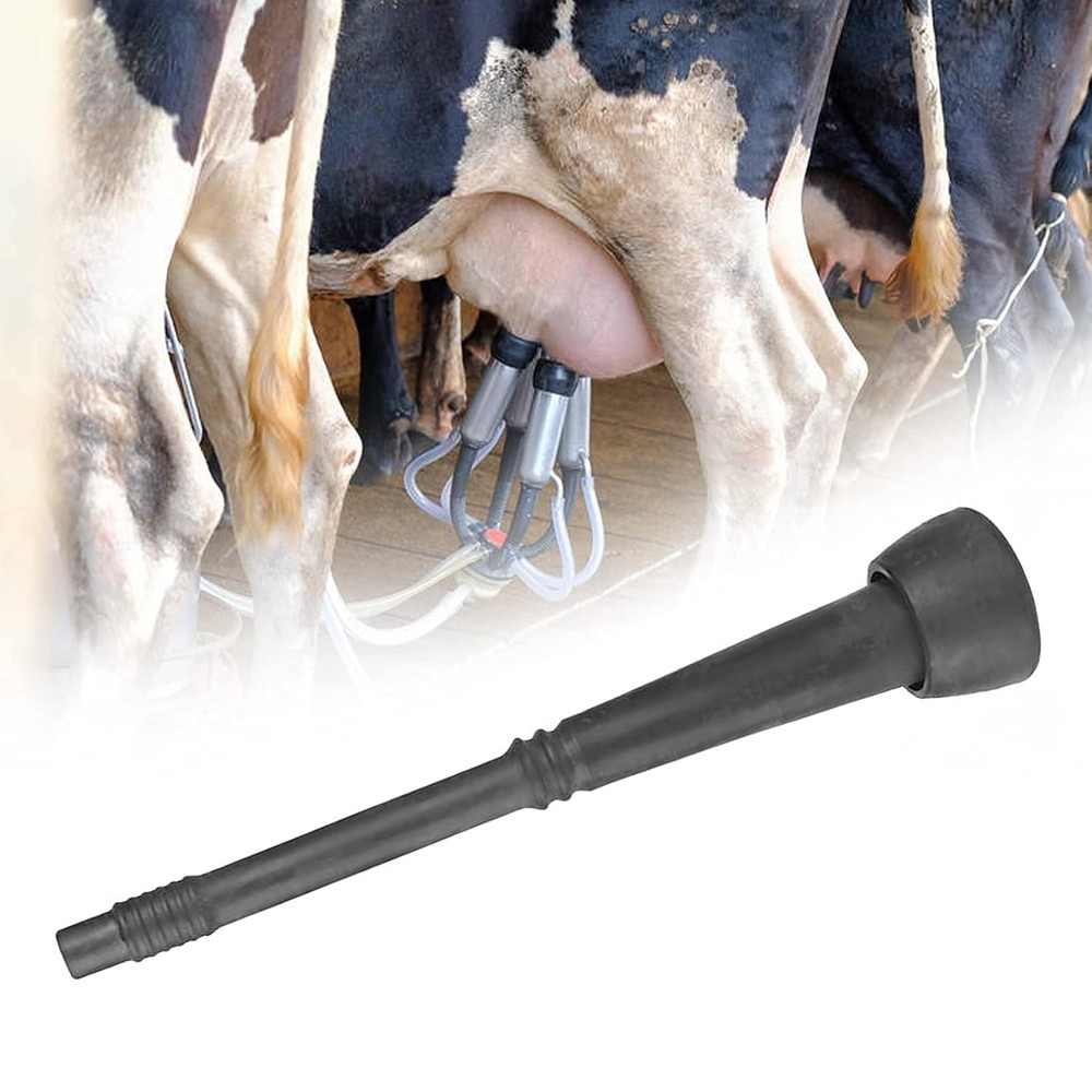 4 PCS Milking Machine Liners Black Soft Rubber Teat Cup Installation Access