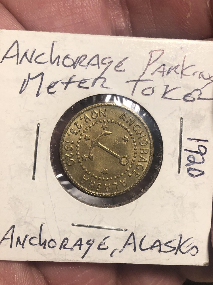 "1920" Anchorage, Alaska Parking Meter Token