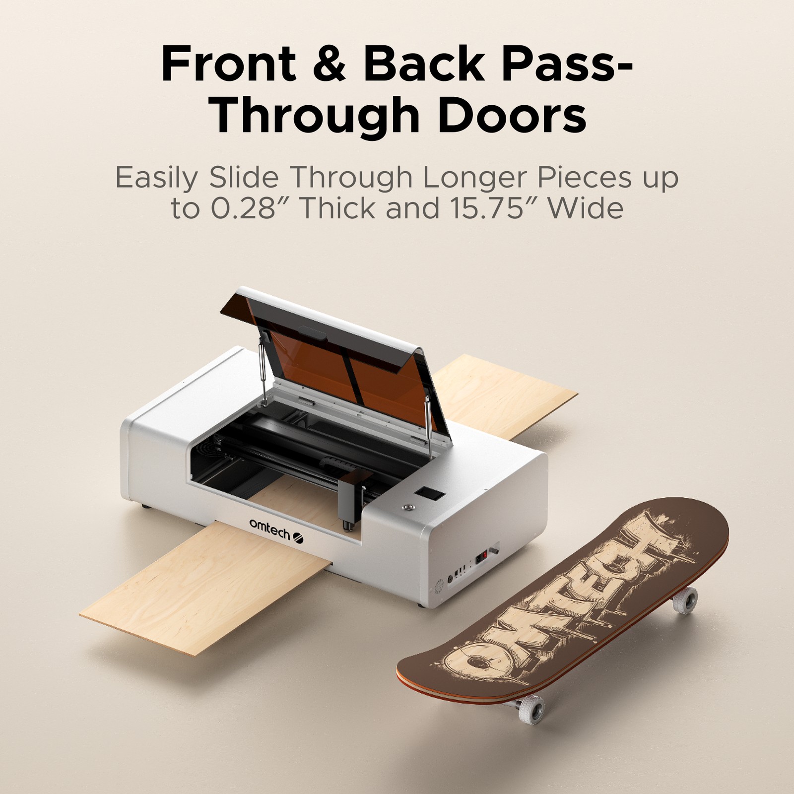 Secondhand Polar 12×20 55W CO2 Laser Cutter Engraver Engraving Cutting Machine