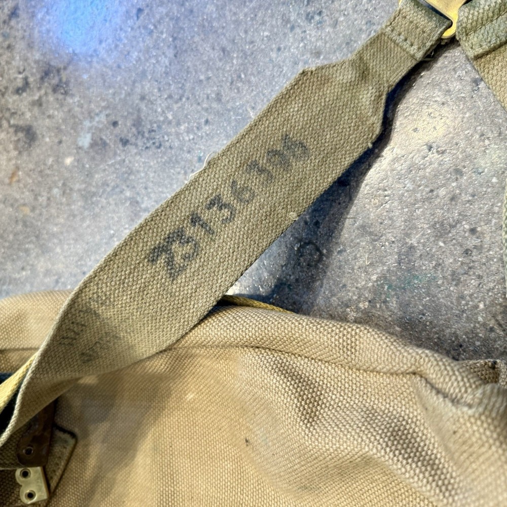 Original WWII British Web Gear Main Backpack Bag Dated 1943