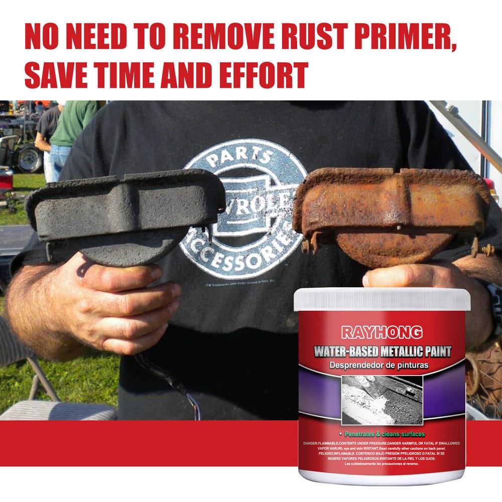 5Pack Car Anti-Rust Chassis Rust Converter Water-Based Metal Surface Rust Remove