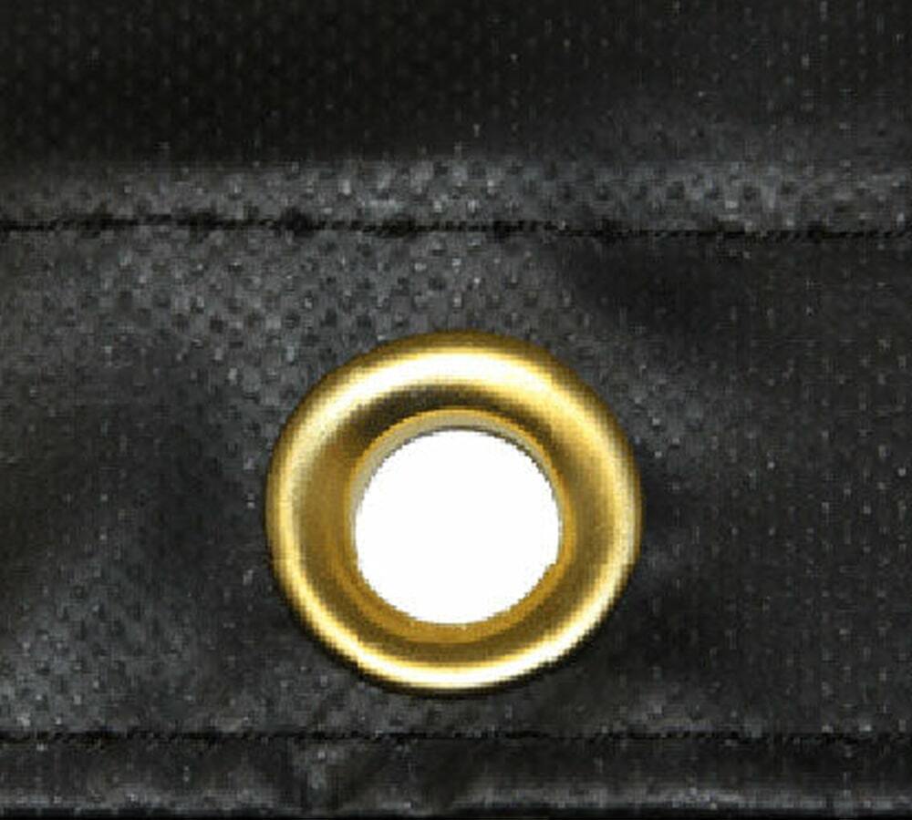 Black Superlight 14oz Flatbed Trailer Lumber Tarp 24x27 (8' Drop)