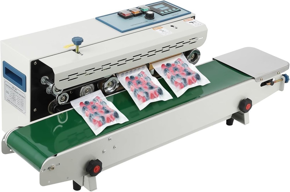 Continuous Band Sealer Automatic Horizontal Sealing Digital Temperature Control