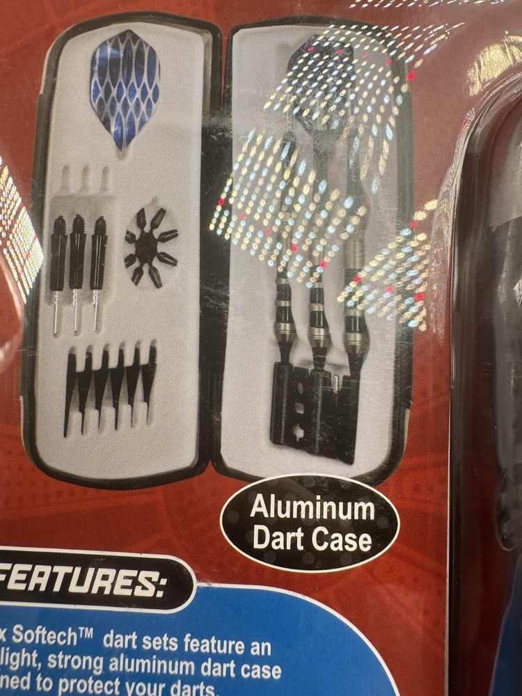 Halex Softech 3.0 Soft Tip Darts Ecobrass with Case New