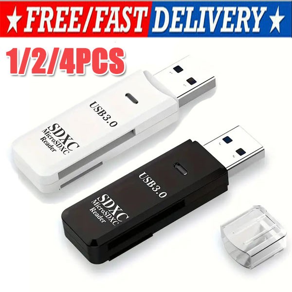 USB 3.0 SD Card Reader for PC Micro SD Card to USB Adapter for Camera Memory C