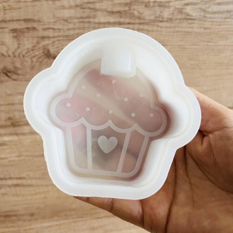 Versatile Silicone Mold For Individualized Heart Cup cake Holder Projects