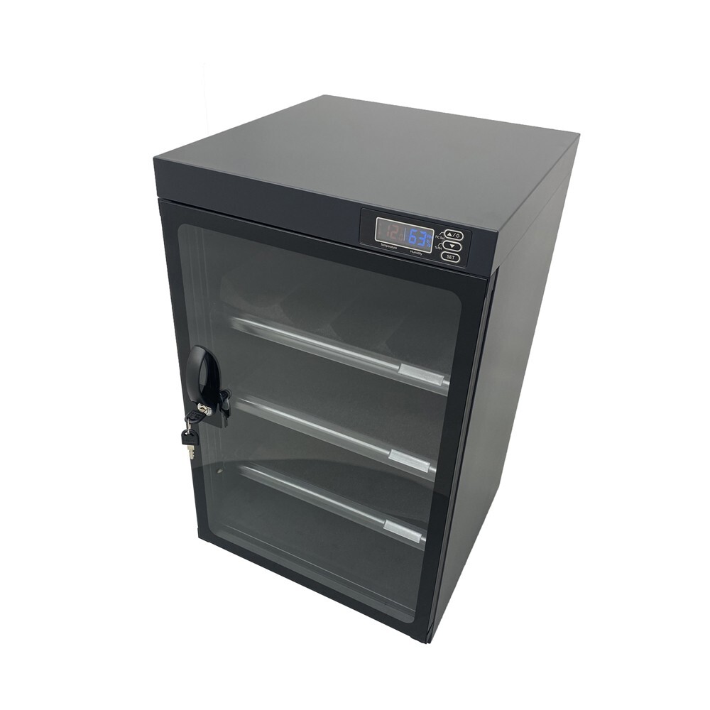 80L Full Automatic Digital Camera Dehumidify Storage Moistureproof Box 4 Tiers