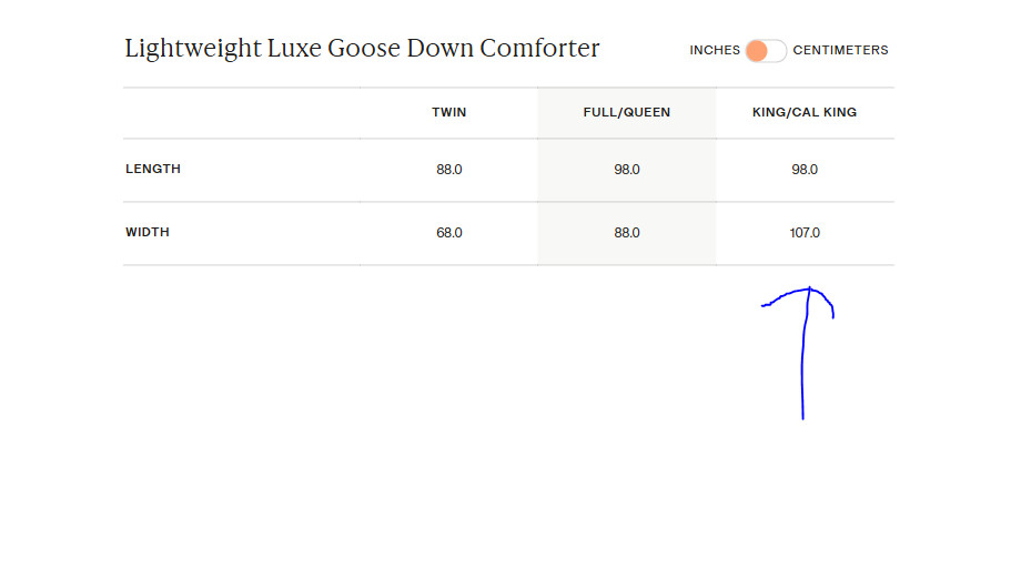 NWT QUINCE LUXE GOOSE DOWN COMFORTER KING /CAL KING INSERT LIGHTWEIGHT ORIG $300