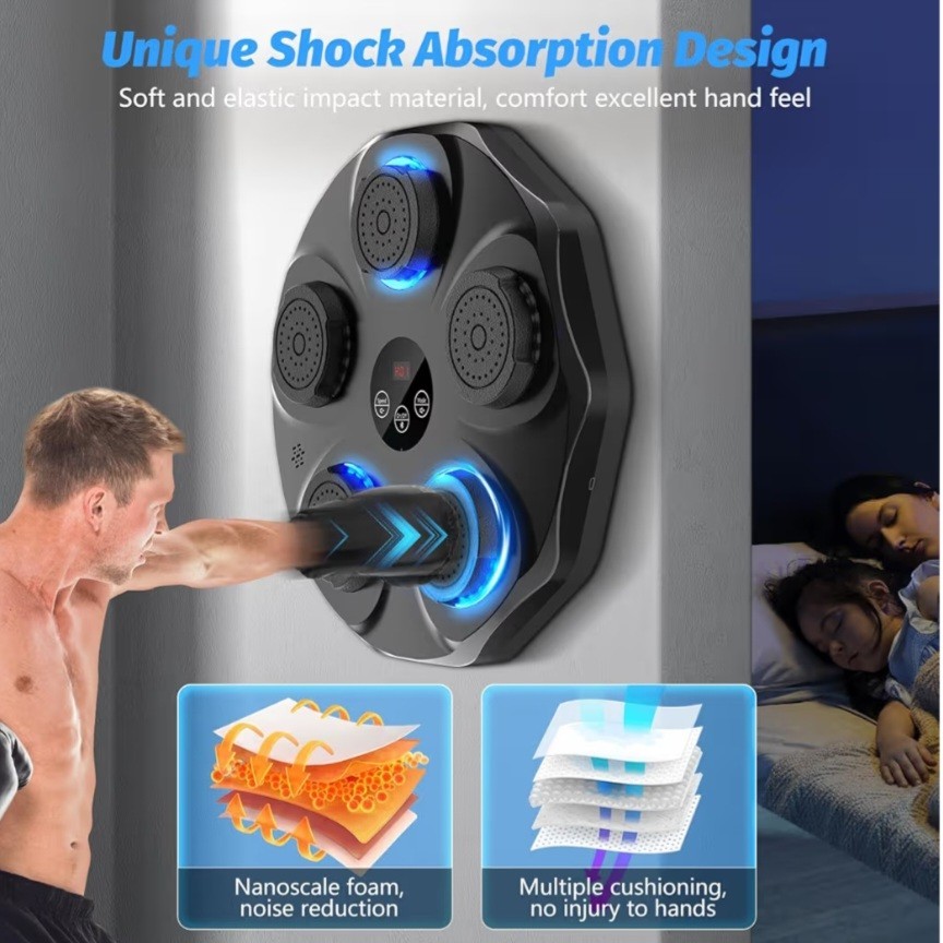 TGLLM Smart Music Boxing Machine Bluetooth Electronic Boxing Target