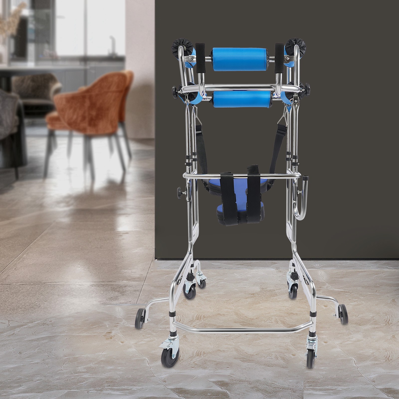 Adult Walker for Seniors Hemiplegia Rehabilitation Standing Frame,Anti Recline