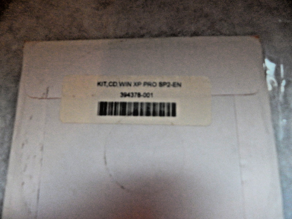 HP Operating System DVD - Windows XP PRO SP2 394377-001